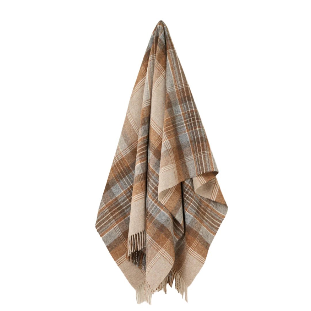 Kintyre Design Shetland Wool Throw
