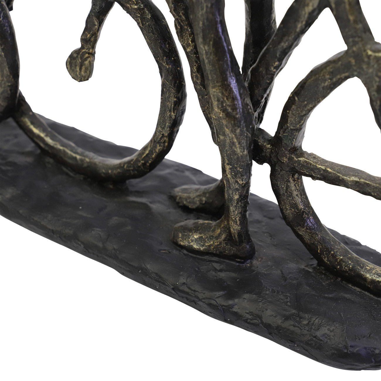 Kissing Cyclist Sculpture