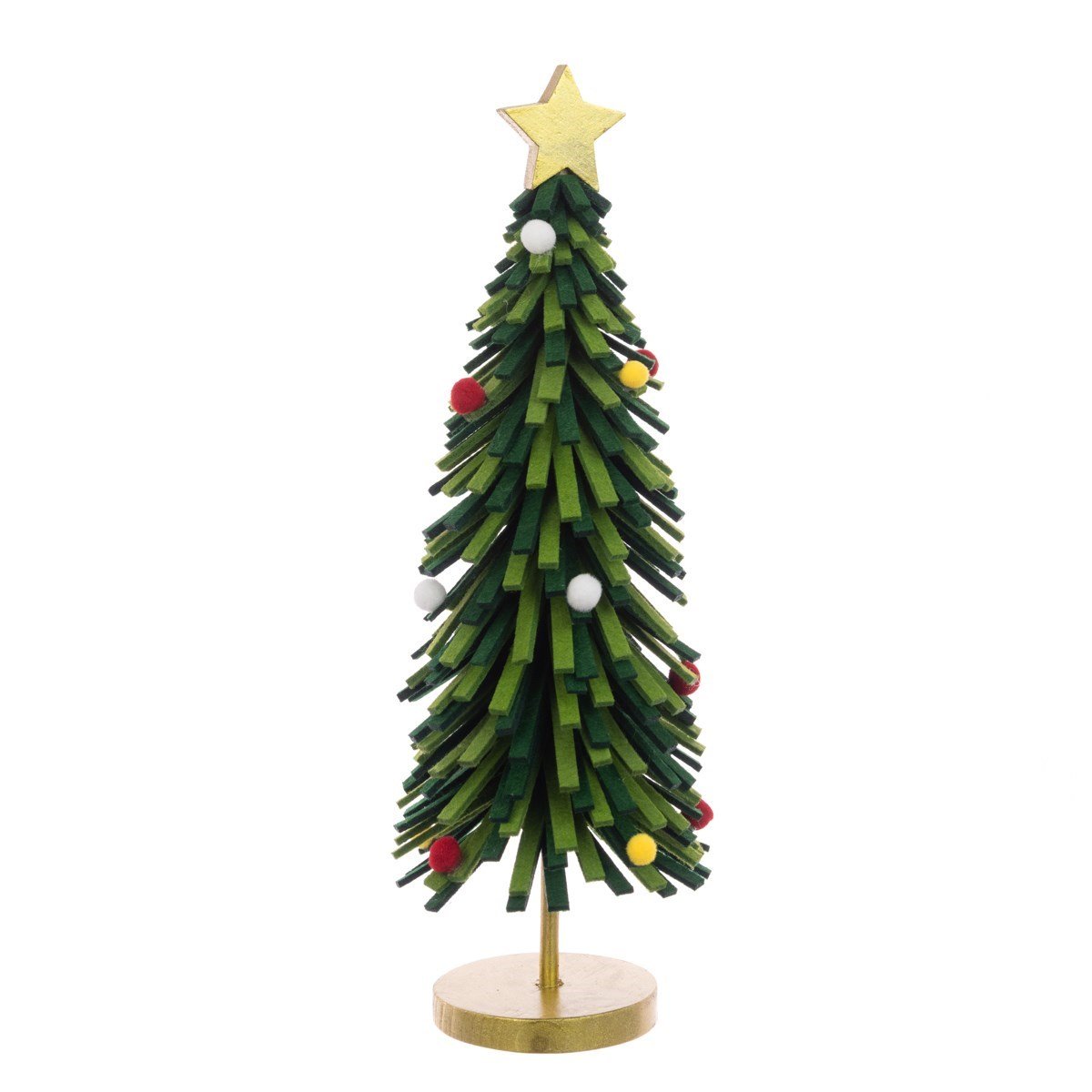 Large Felt Tree with Baubles