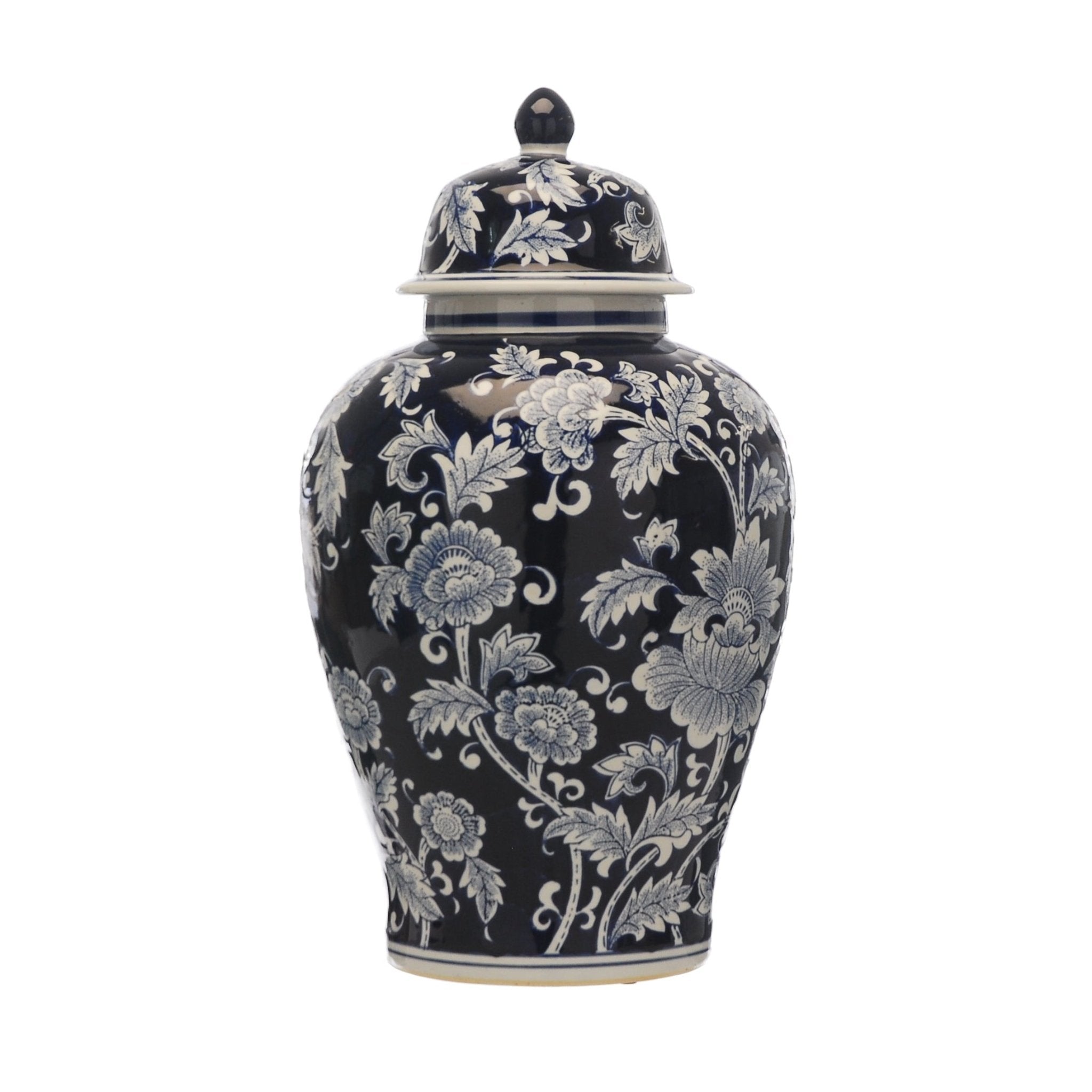 Large Grey Lotus Jar