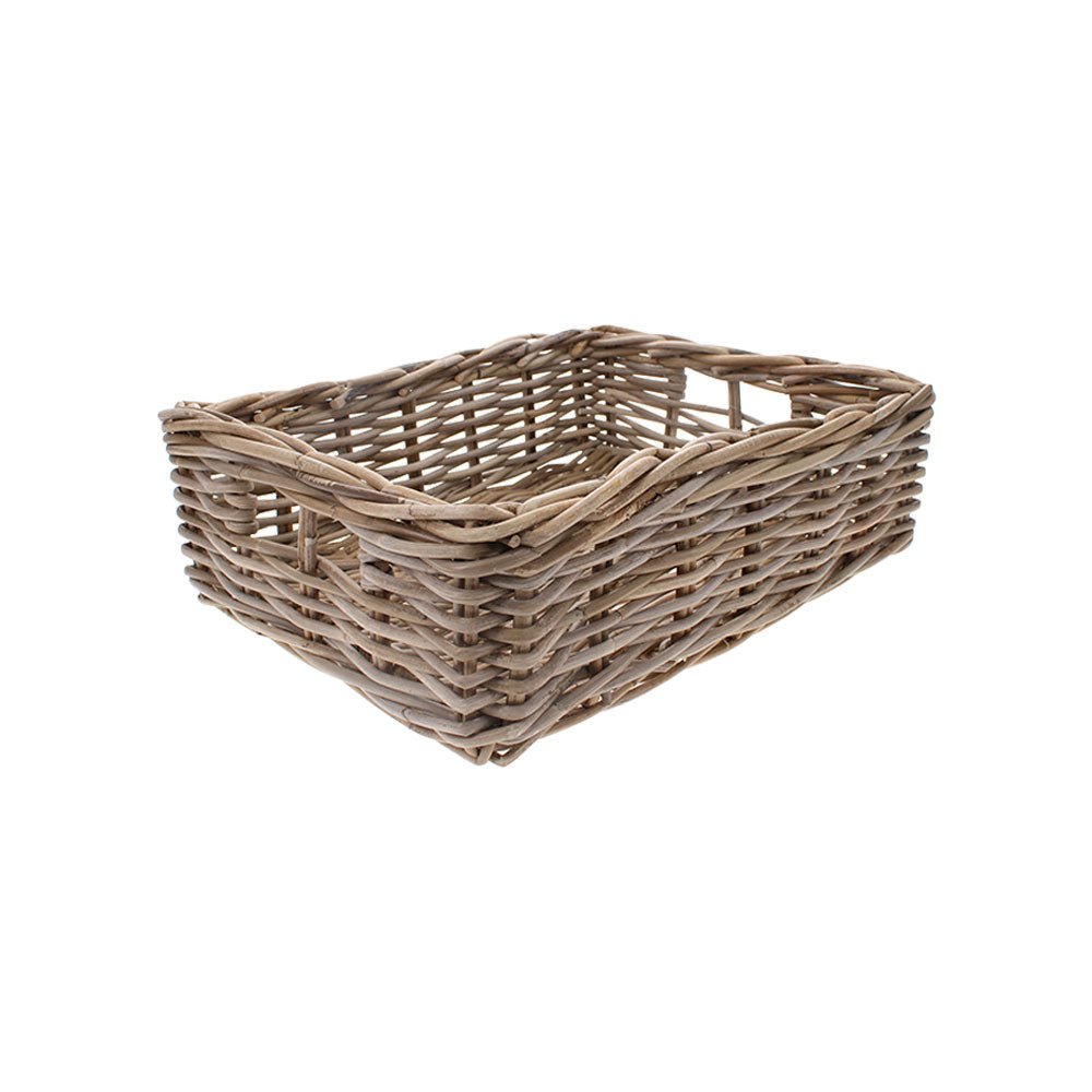 Large Low Kitchen Storage Basket, Rectangular - Angela Reed -