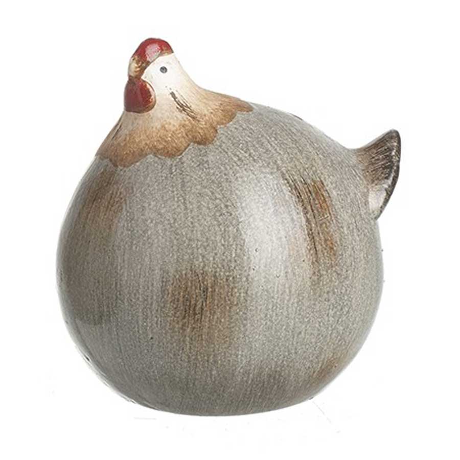 Large Round Ceramic Chicken
