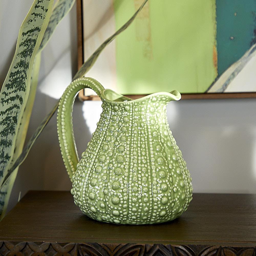 Large Sage Urchin Jug