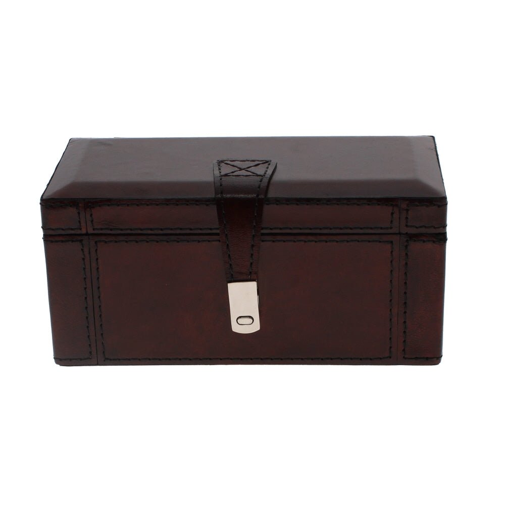 Leather Double Watch Box