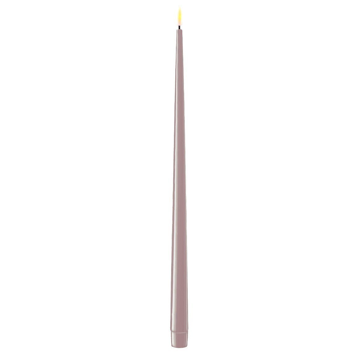 LED Flameless Dinner Candle (pack of 2) Rose (38cm / 15" high)