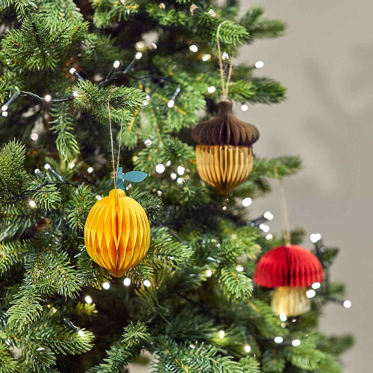 Lemon Honeycomb Paper Hanging Decoration