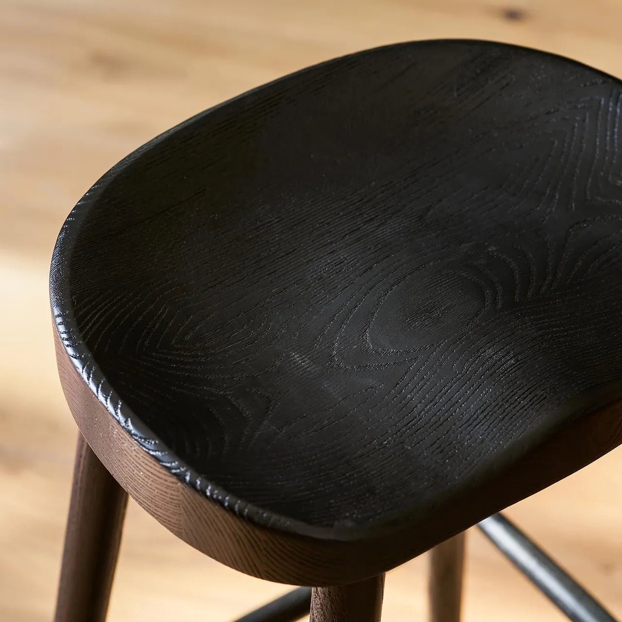 Lilley Bar Stool Limed,Natural,Black