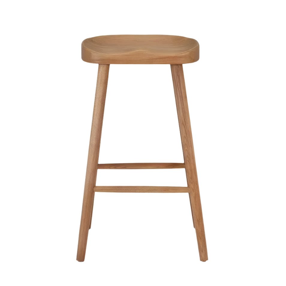 Lilley Bar Stool Limed,Natural,Black