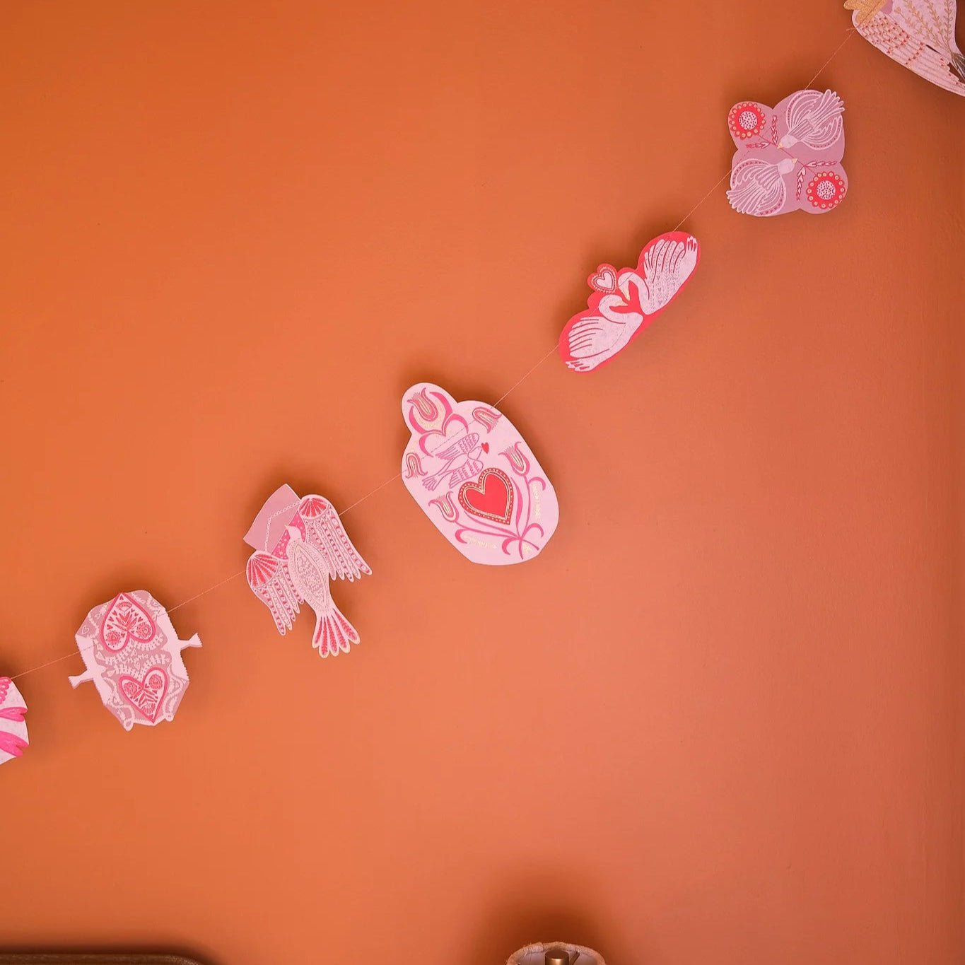 Love Birds Paper Garland