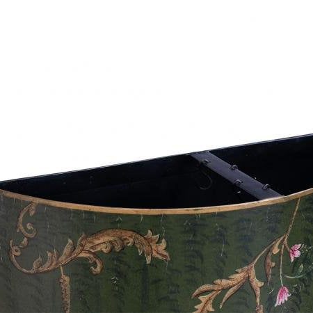 Lyre Bird Design Umbrella Stand Black,Green