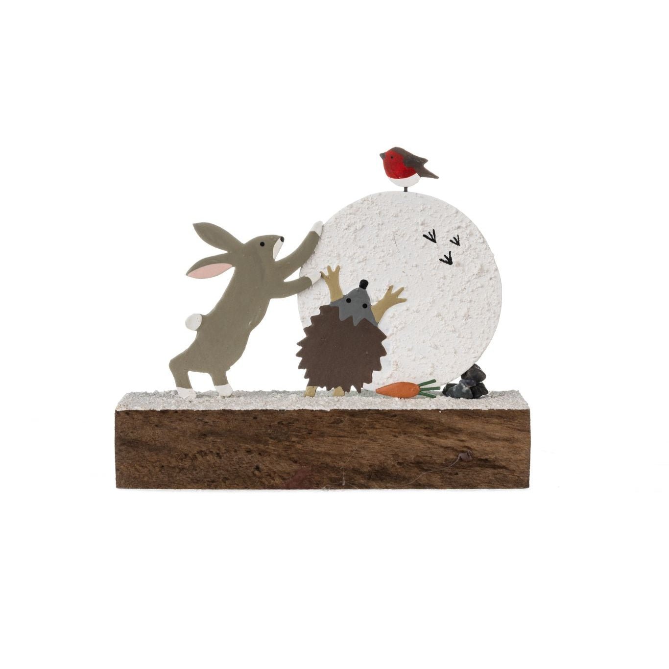 Making a Snowman Christmas Decoration