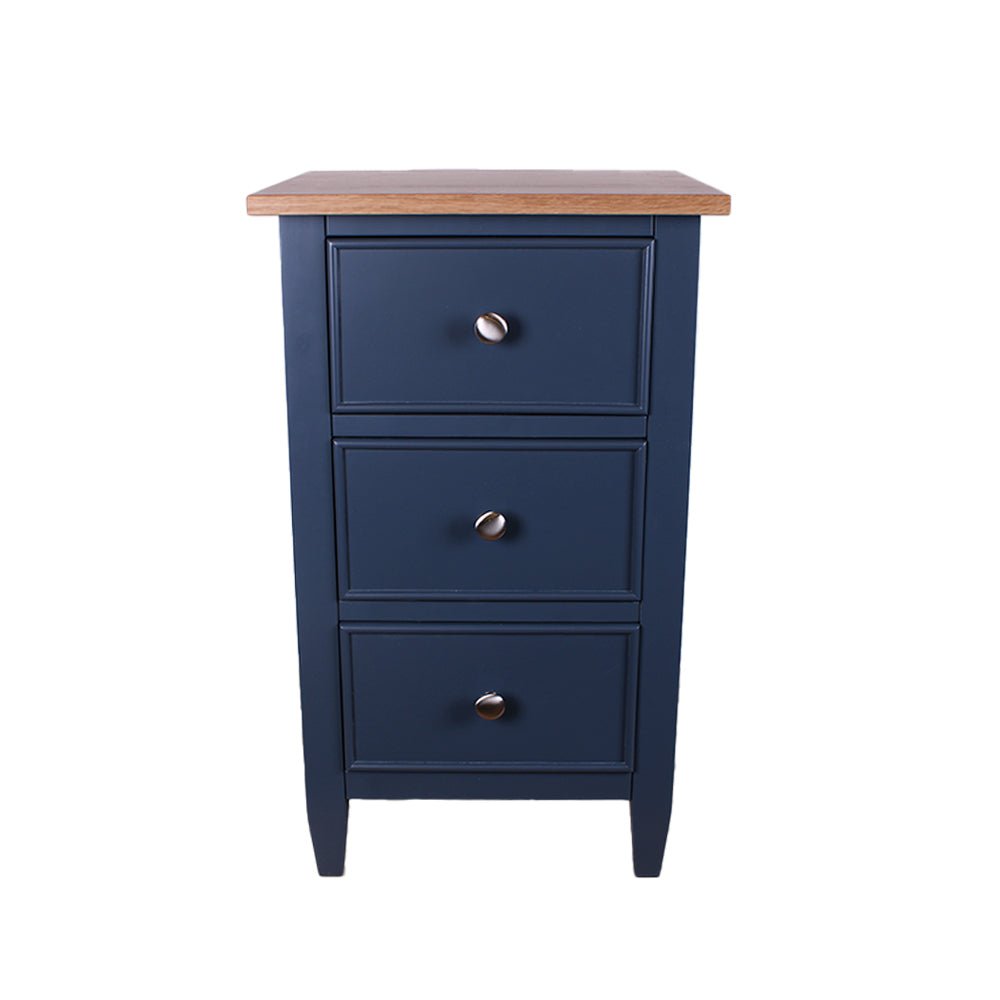 Marlow 3 Drawer Bedside Painted Top / Ivory,Painted Top / Joas White,Painted Top / Oxford Stone,Painted Top / Pidgeon,Painted Top / Stifkey Blue,Oak Top / Ivory,Oak Top / Joas White,Oak Top / Oxford Stone,Oak Top / Pidgeon,Oak Top / Stifkey Blue