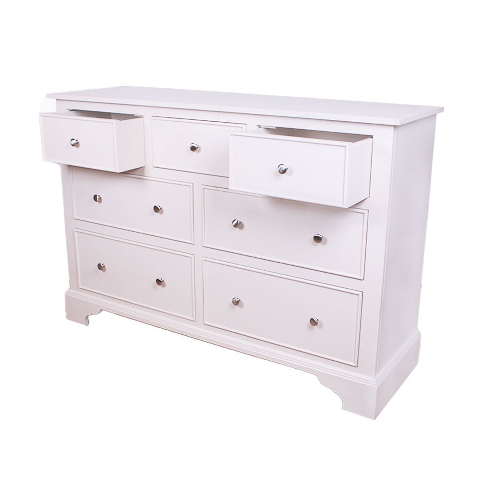Marlow Wide Chest of Drawers Painted Top / Ivory,Painted Top / Joas White,Painted Top / Oxford Stone,Painted Top / Pidgeon,Painted Top / Stifkey Blue,Oak Top / Ivory,Oak Top / Joas White,Oak Top / Oxford Stone,Oak Top / Pidgeon,Oak Top / Stifkey Blue