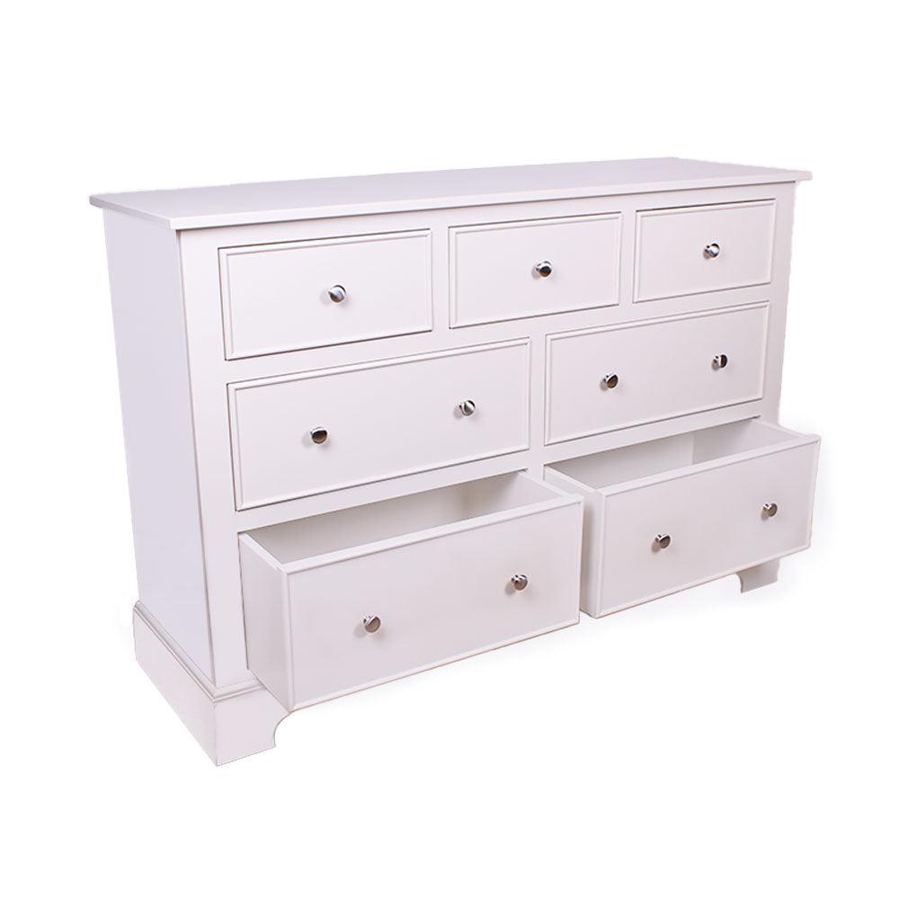 Marlow Wide Chest of Drawers Painted Top / Ivory,Painted Top / Joas White,Painted Top / Oxford Stone,Painted Top / Pidgeon,Painted Top / Stifkey Blue,Oak Top / Ivory,Oak Top / Joas White,Oak Top / Oxford Stone,Oak Top / Pidgeon,Oak Top / Stifkey Blue