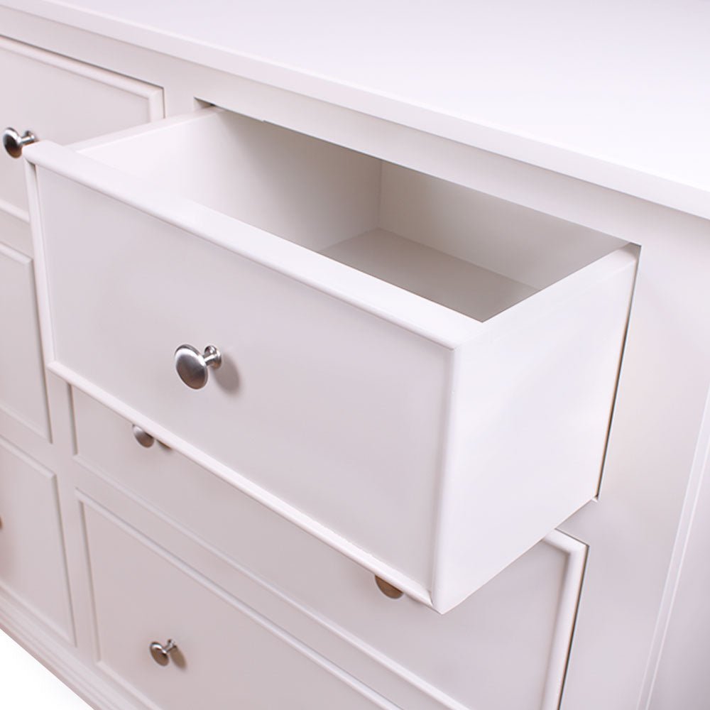Marlow Wide Chest of Drawers Painted Top / Ivory,Painted Top / Joas White,Painted Top / Oxford Stone,Painted Top / Pidgeon,Painted Top / Stifkey Blue,Oak Top / Ivory,Oak Top / Joas White,Oak Top / Oxford Stone,Oak Top / Pidgeon,Oak Top / Stifkey Blue