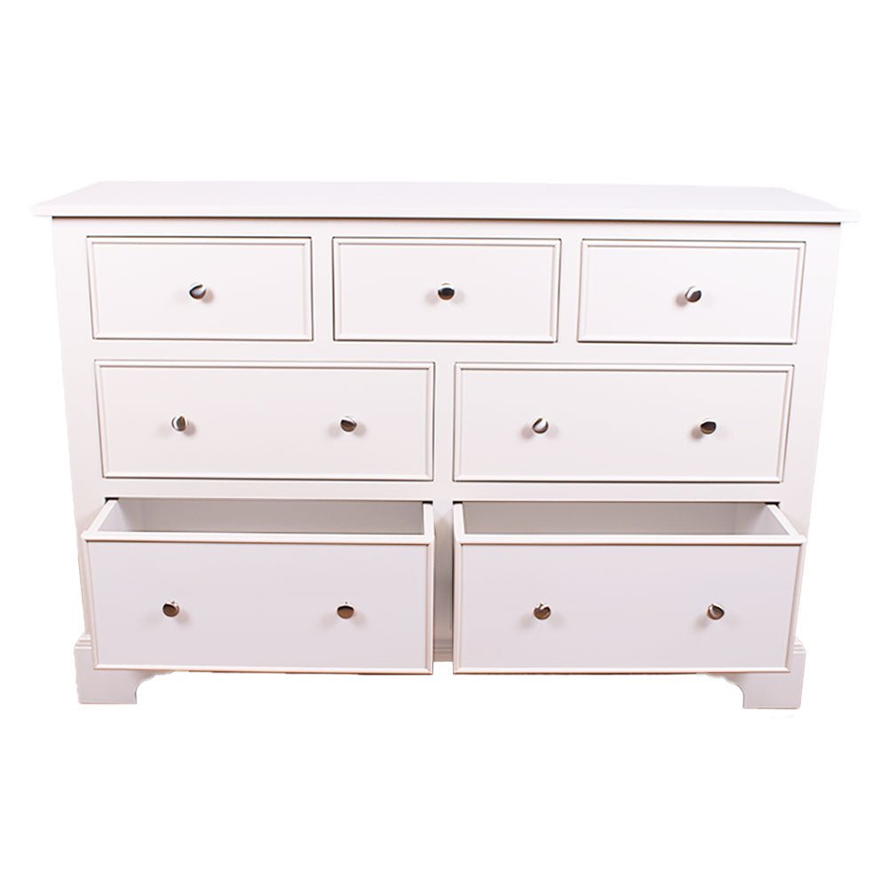 Marlow Wide Chest of Drawers Painted Top / Ivory,Painted Top / Joas White,Painted Top / Oxford Stone,Painted Top / Pidgeon,Painted Top / Stifkey Blue,Oak Top / Ivory,Oak Top / Joas White,Oak Top / Oxford Stone,Oak Top / Pidgeon,Oak Top / Stifkey Blue