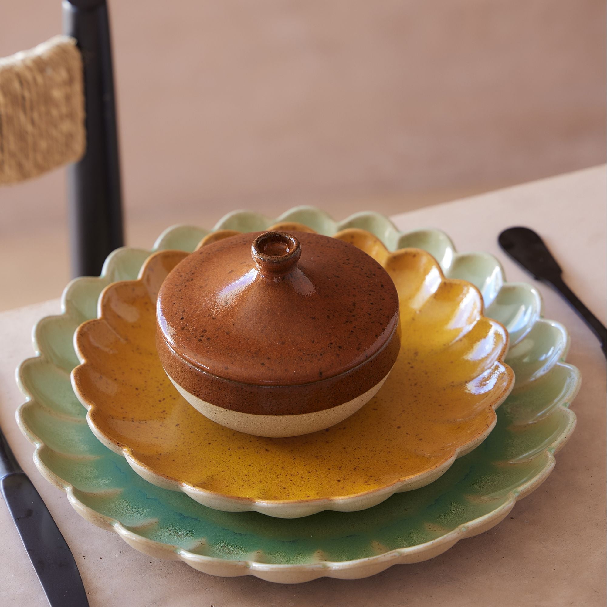 Marrakesh Salad/Desert Plate Cumin,Eucalyptus,Blanc