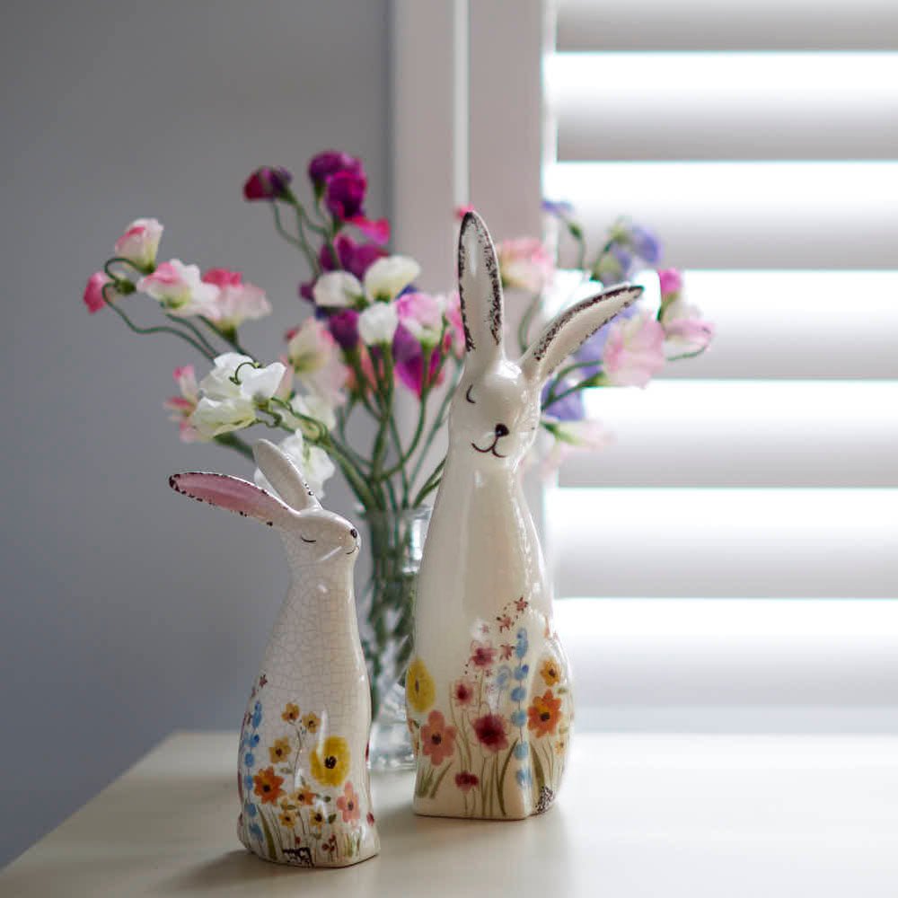 Meadow Crackle Bunny, Medium - Angela Reed -