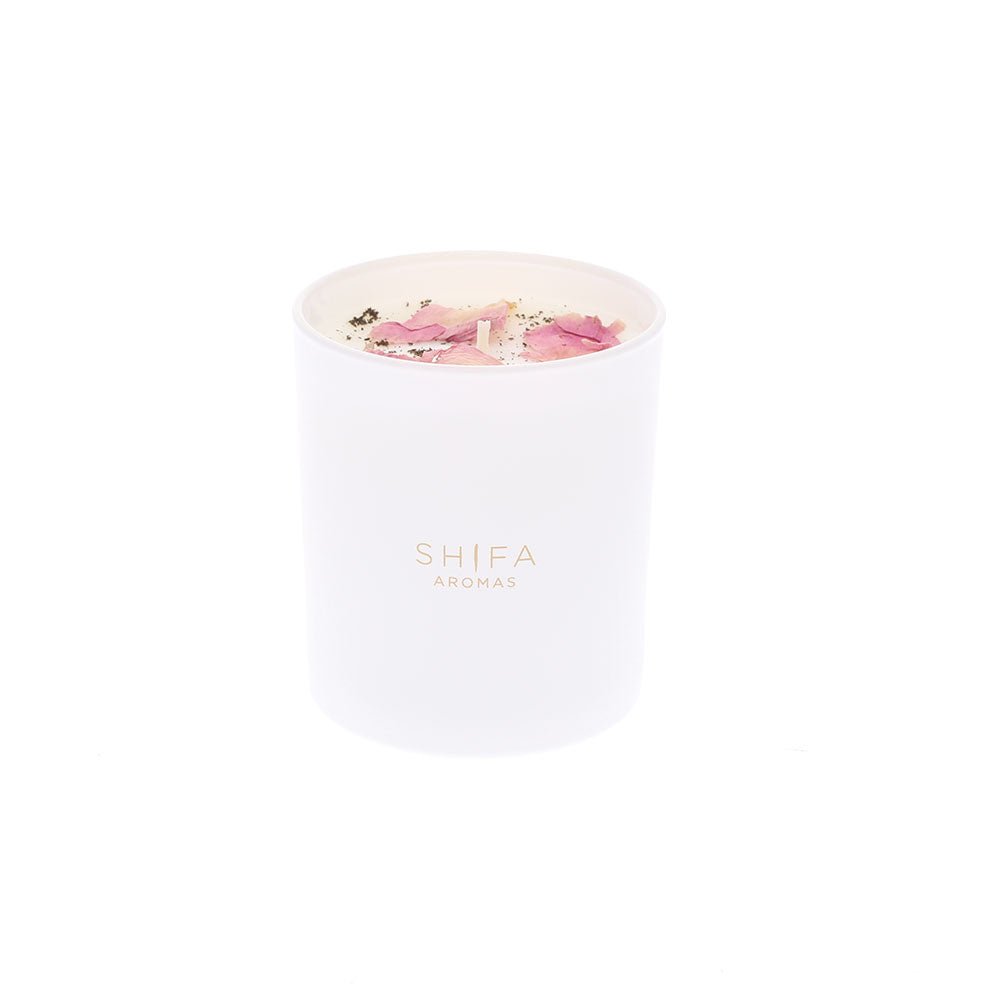 Midnight Rose Glass Candle