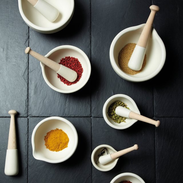 Milton Brook Porcelain Pestle and Mortar 6",7",8"