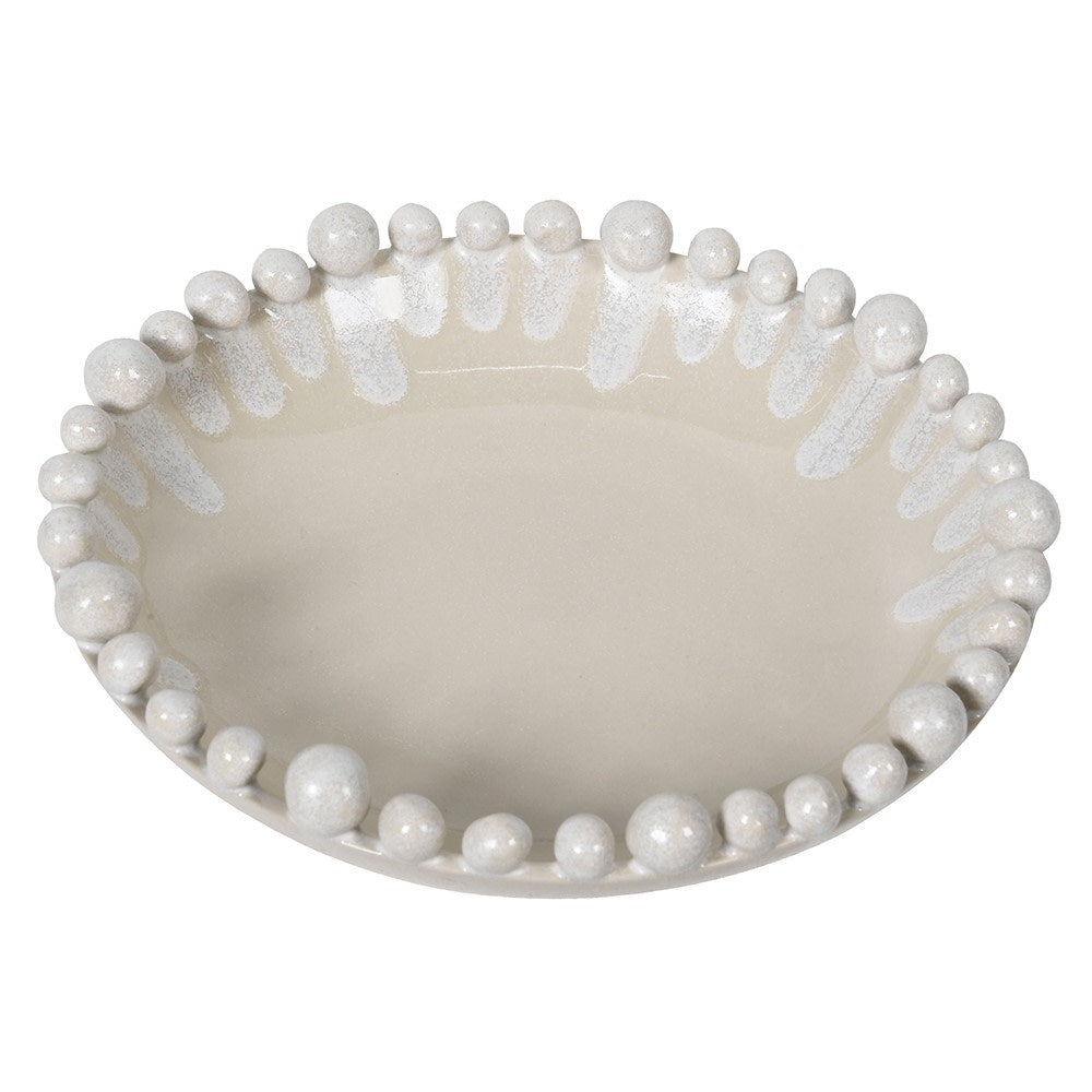 Mini White Bobble Bowl