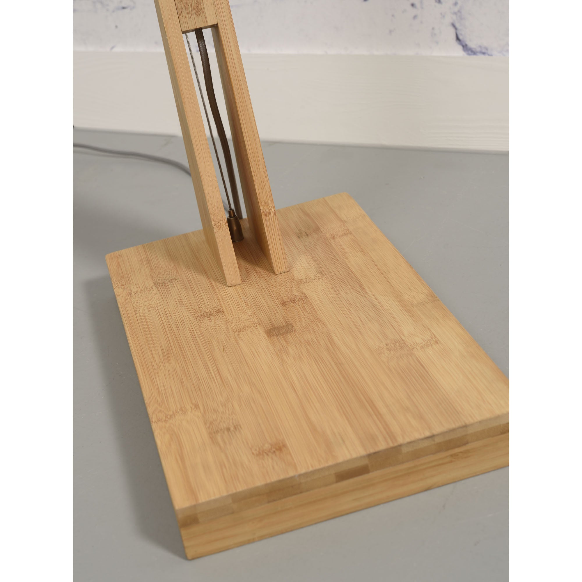 Mont Blanc Floor Lamp with Linen Shade