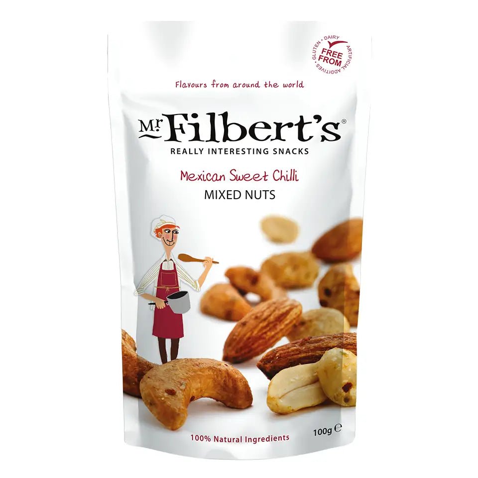 Mr Filberts Mexican Sweet Chilli Mixed Nuts, 100g