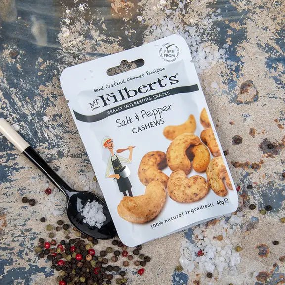 Mr Filberts Salt & Pepper Cashews 40g