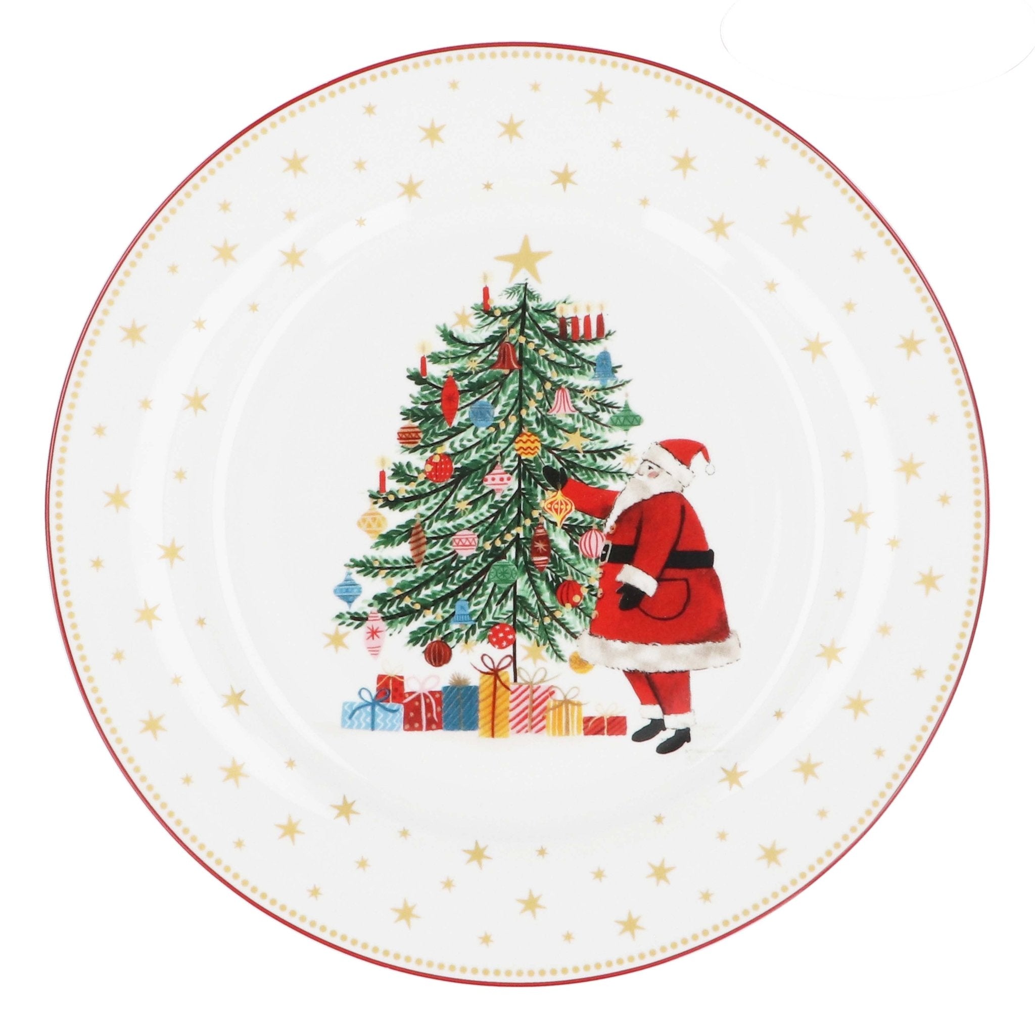 Nostalgia Santa Dinner Plate
