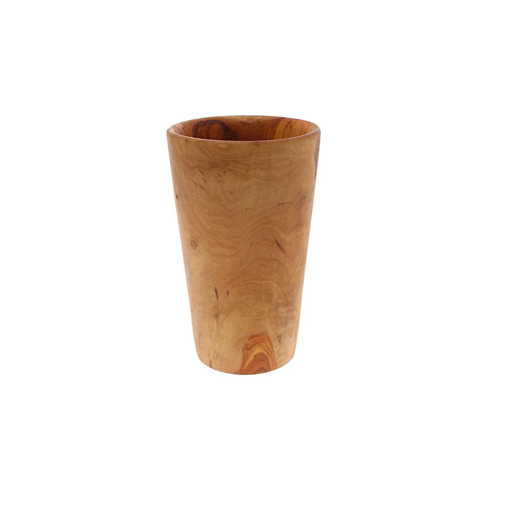 Olive Wood Utensil Holder, Large