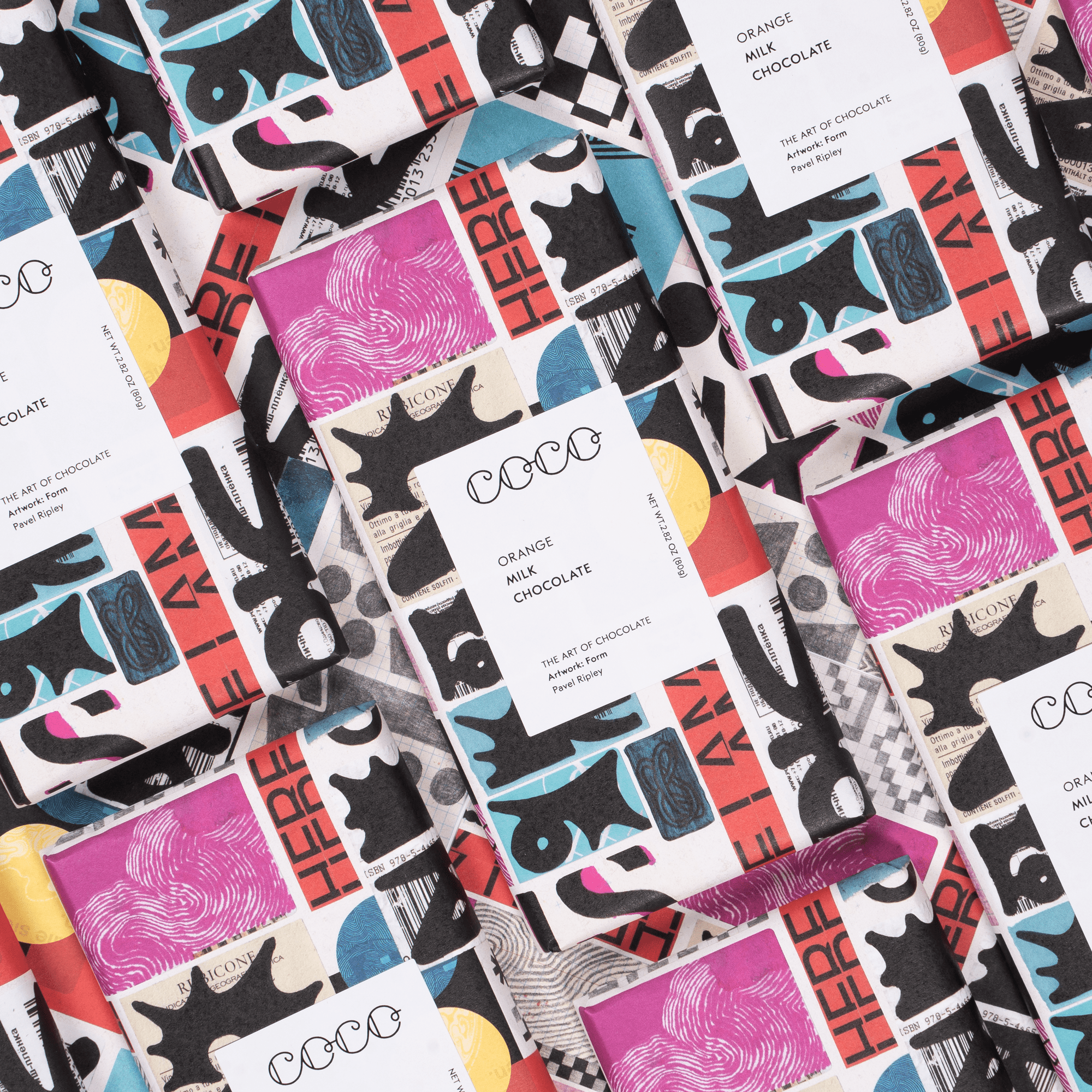 Orange Milk Chocolate Bar, 80g