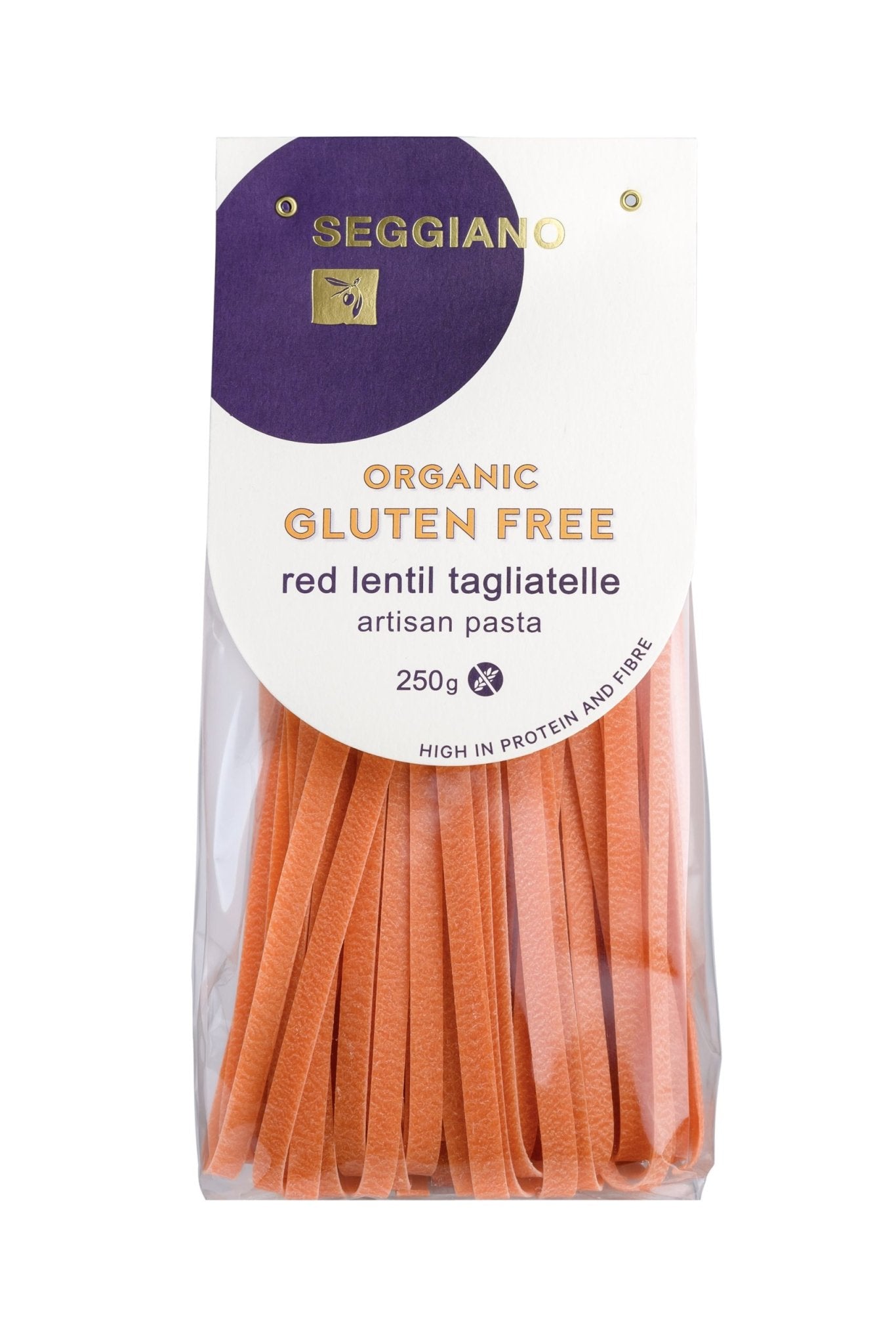 Organic Gluten Free Red Lentil Tagliatelle