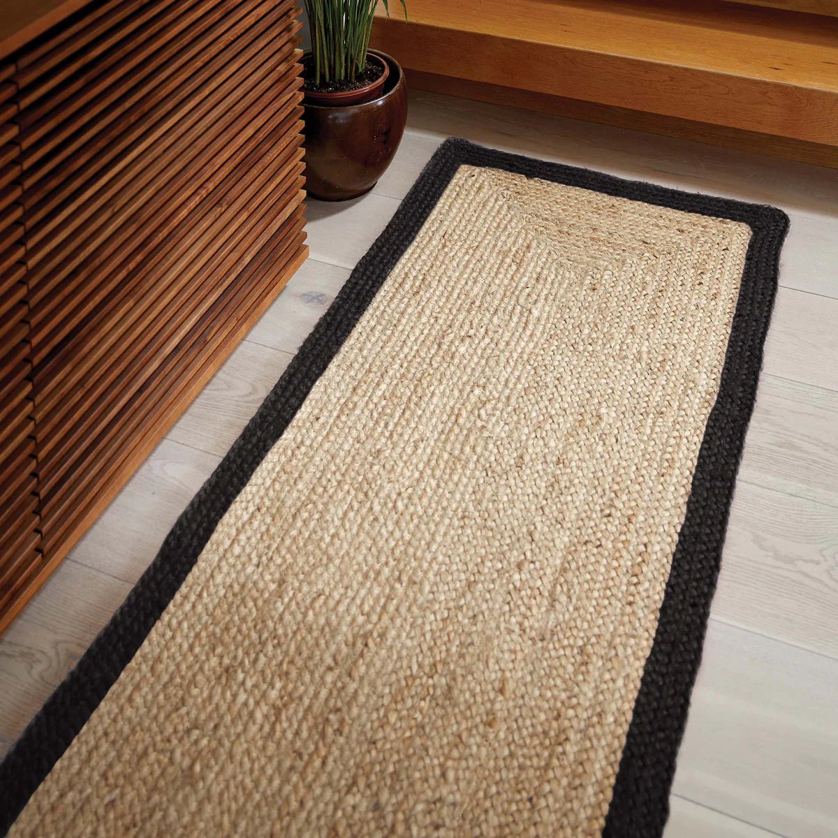 Origin Jute Black Border Rug - Angela Reed -