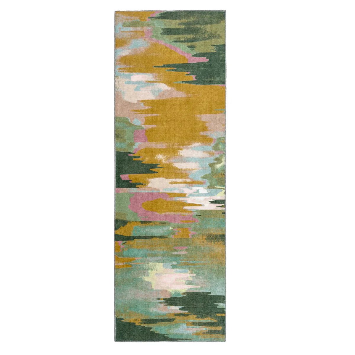 Origin Washable Rug Sedona Green/Ochre - Angela Reed -