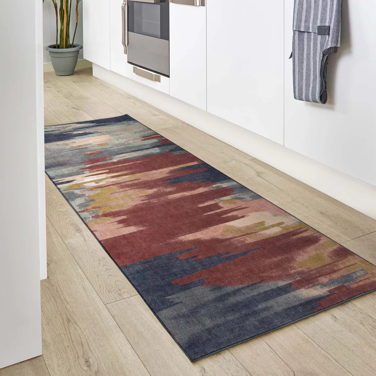 Origin Washable Rug Sedona Rust/Navy - Angela Reed -