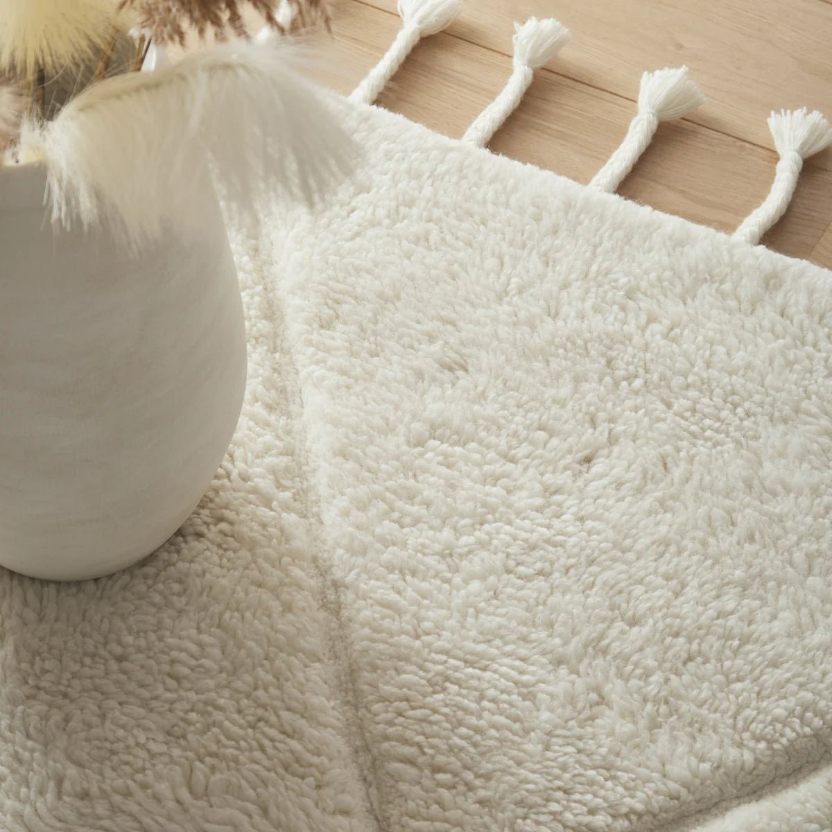 Origins Berber Diamond Rug, Ivory - Angela Reed -