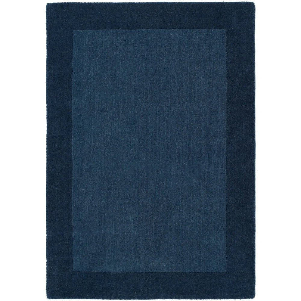 Origins Borders Rug, Navy 120 x 170cm,160 x 230cm,200 x 290cm,67 x 200cm,80 x 150cm