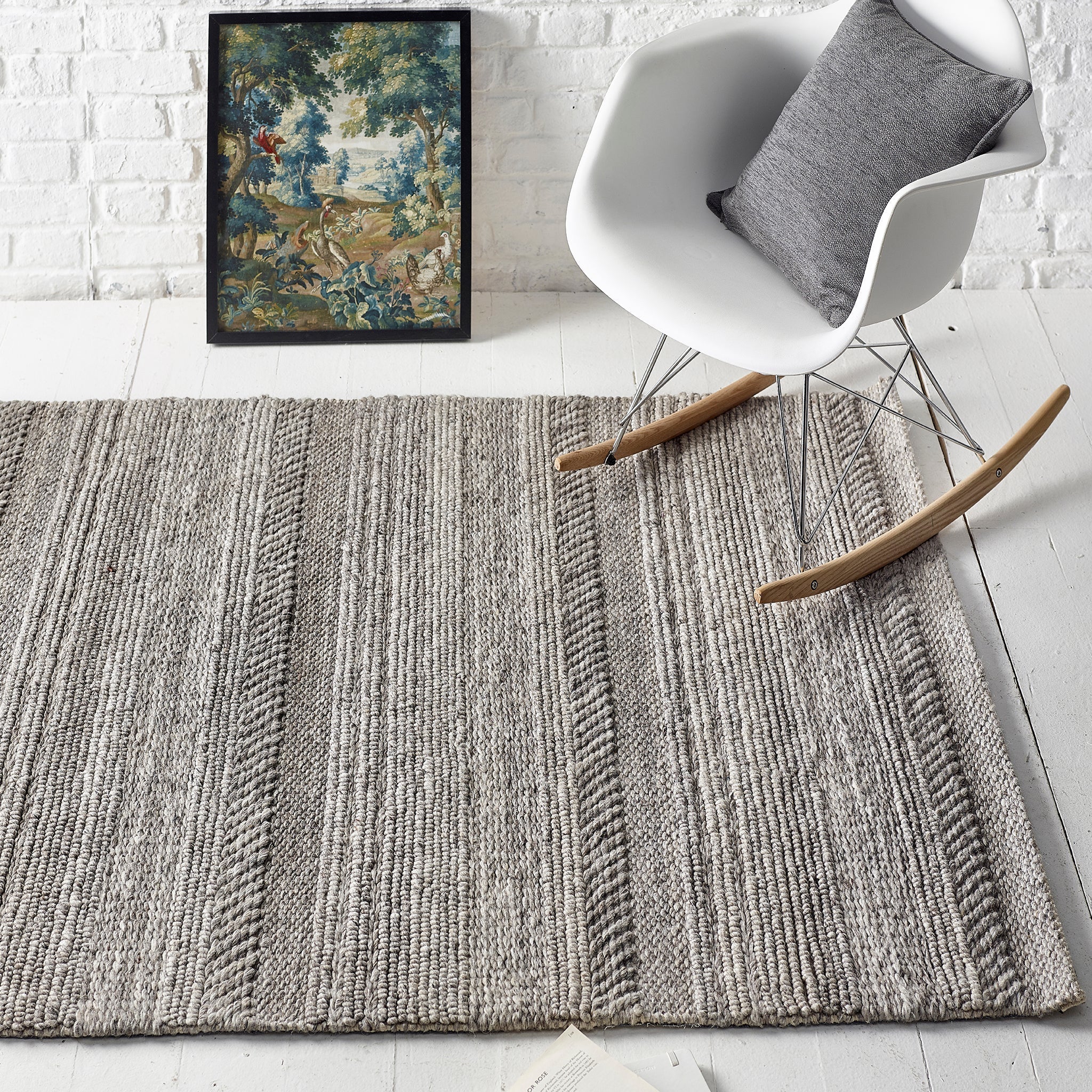 Origins Chunky Knit, Grey 120 x 170cm,160 x 230cm,67 x 200,80 x 150cm