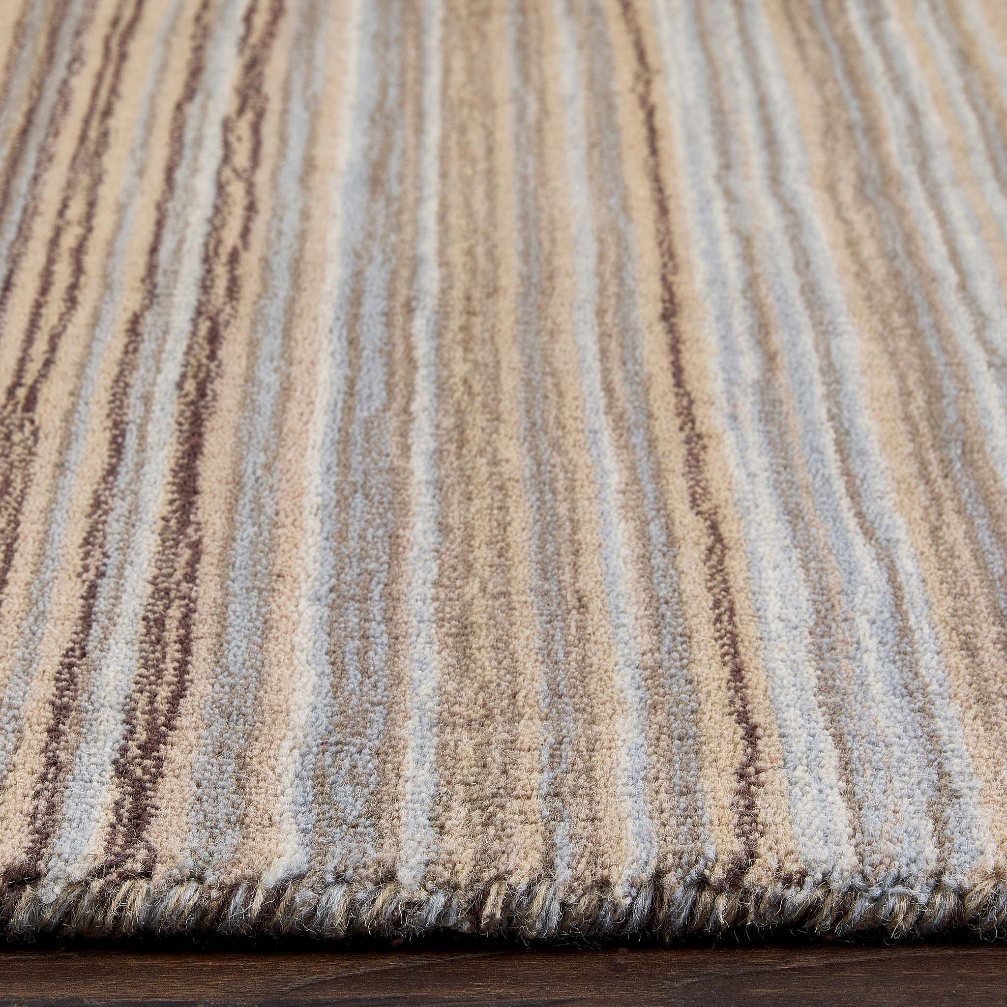 Origins Fine Stripe Rug, Beige 120 x 170cm,160 x 230cm,67 x 200cm,80 x 150cm