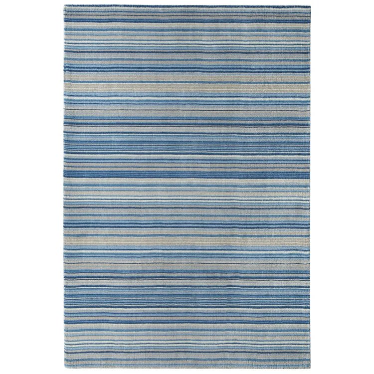 Origins Fine Stripe Rug, Blue 120 x 170cm,160 x 230cm,67 x 200cm,80 x 150cm