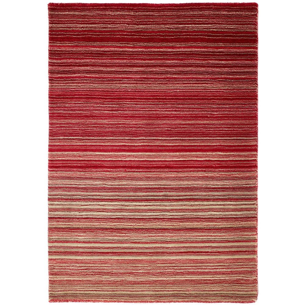 Origins Fine Stripe Rug, Red 120 x 170cm,160 x 230cm,67 x 200cm,80 x 150cm
