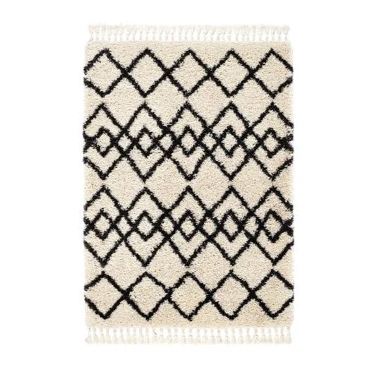 Origins Morocco Ivory/Charcoal Rug 120 x 170cm,160 x 230cm,80 x 150cm