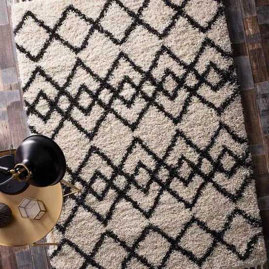 Origins Morocco Ivory/Charcoal Rug 120 x 170cm,160 x 230cm,80 x 150cm