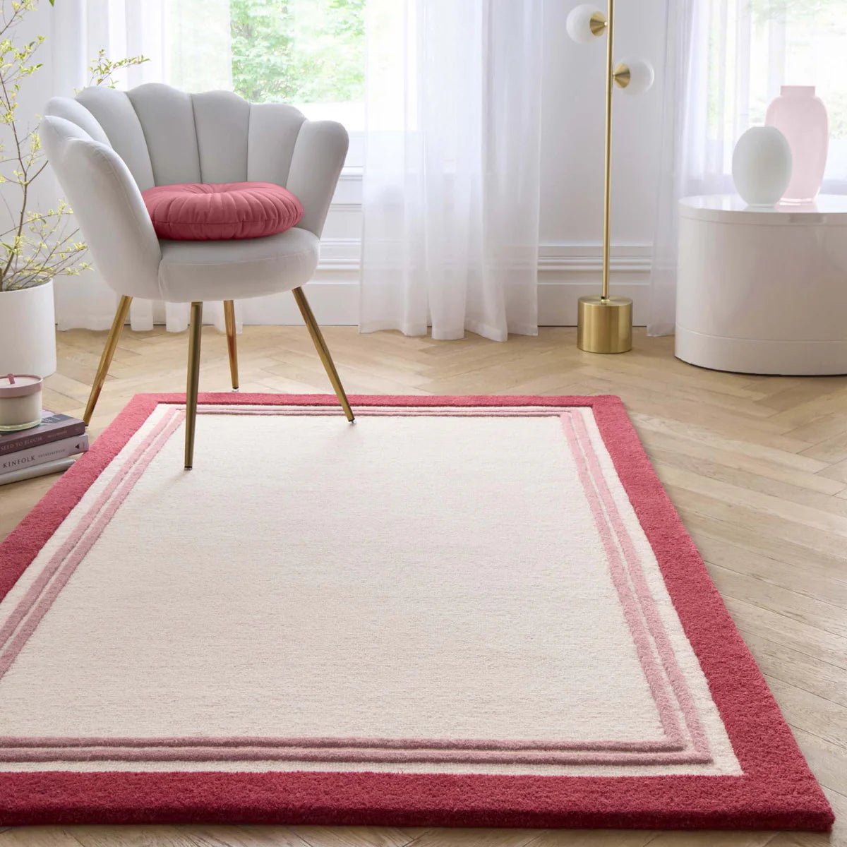 Origins Piper Raspberry Rug - Angela Reed -