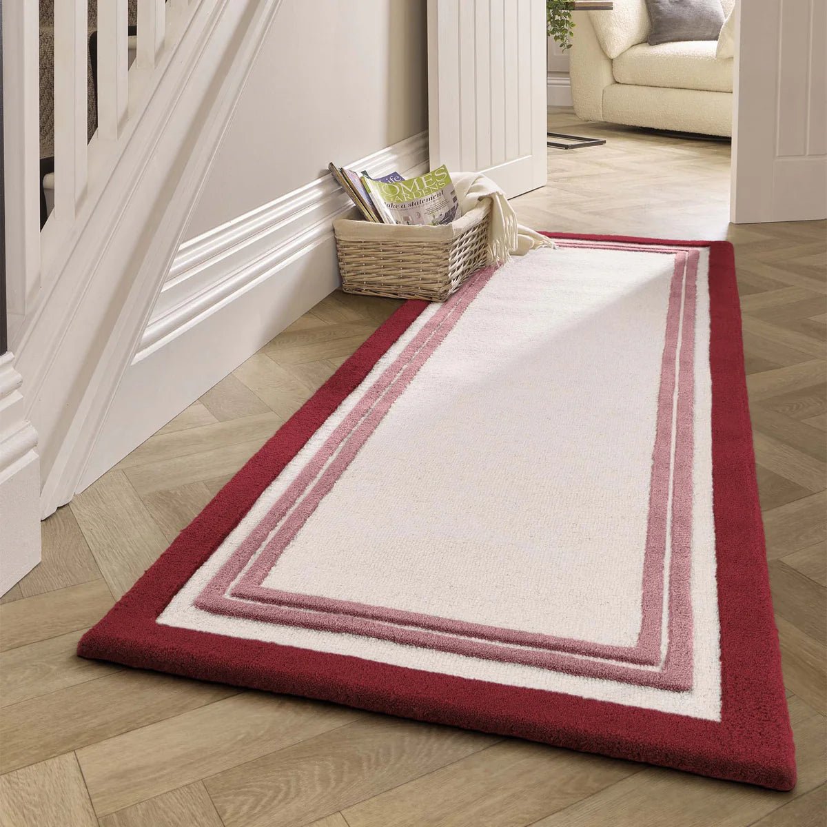 Origins Piper Raspberry Rug - Angela Reed -