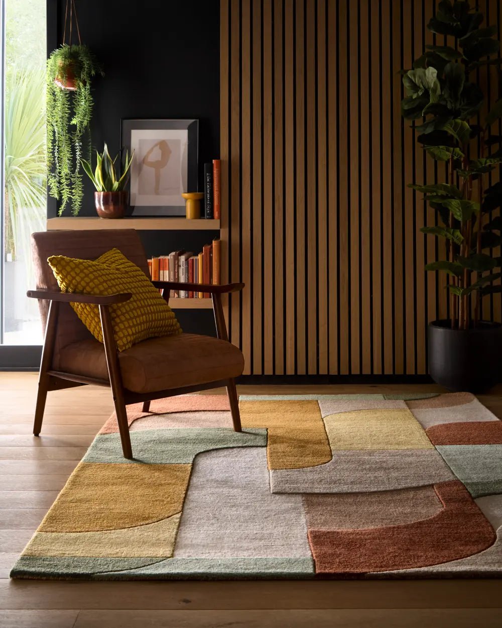 Origins Retro Deco Rug, Tan 120 x 170cm,160 x 230cm,200 x 300cm