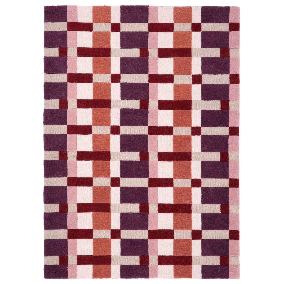 Origins Sienna Weave, Berry 120 x 170cm,160 x 230cm,80 x 150cm
