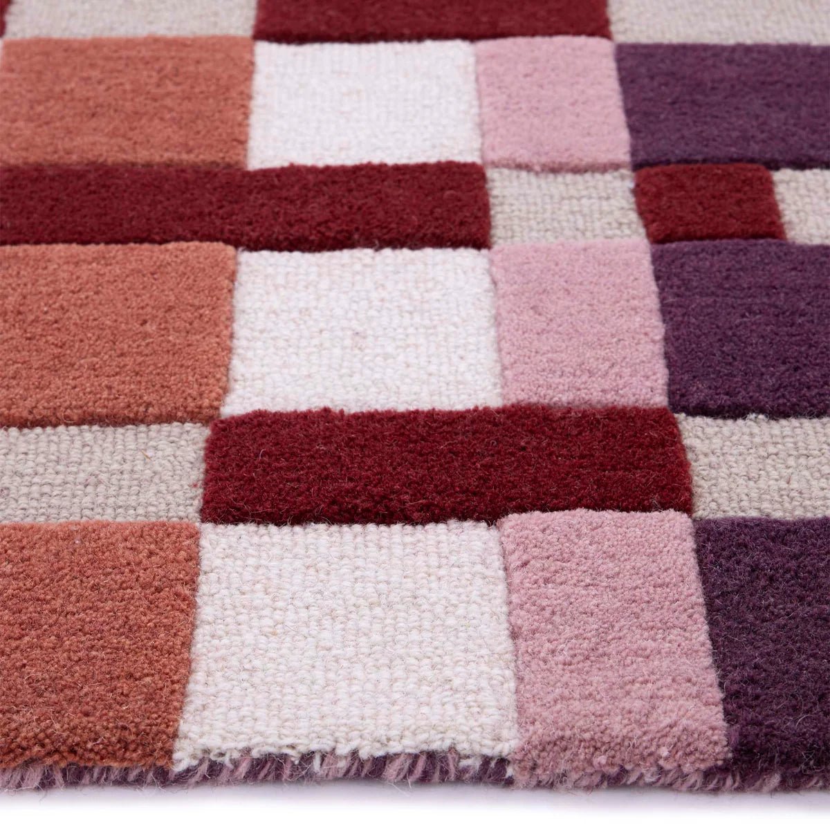 Origins Sienna Weave, Berry 120 x 170cm,160 x 230cm,80 x 150cm