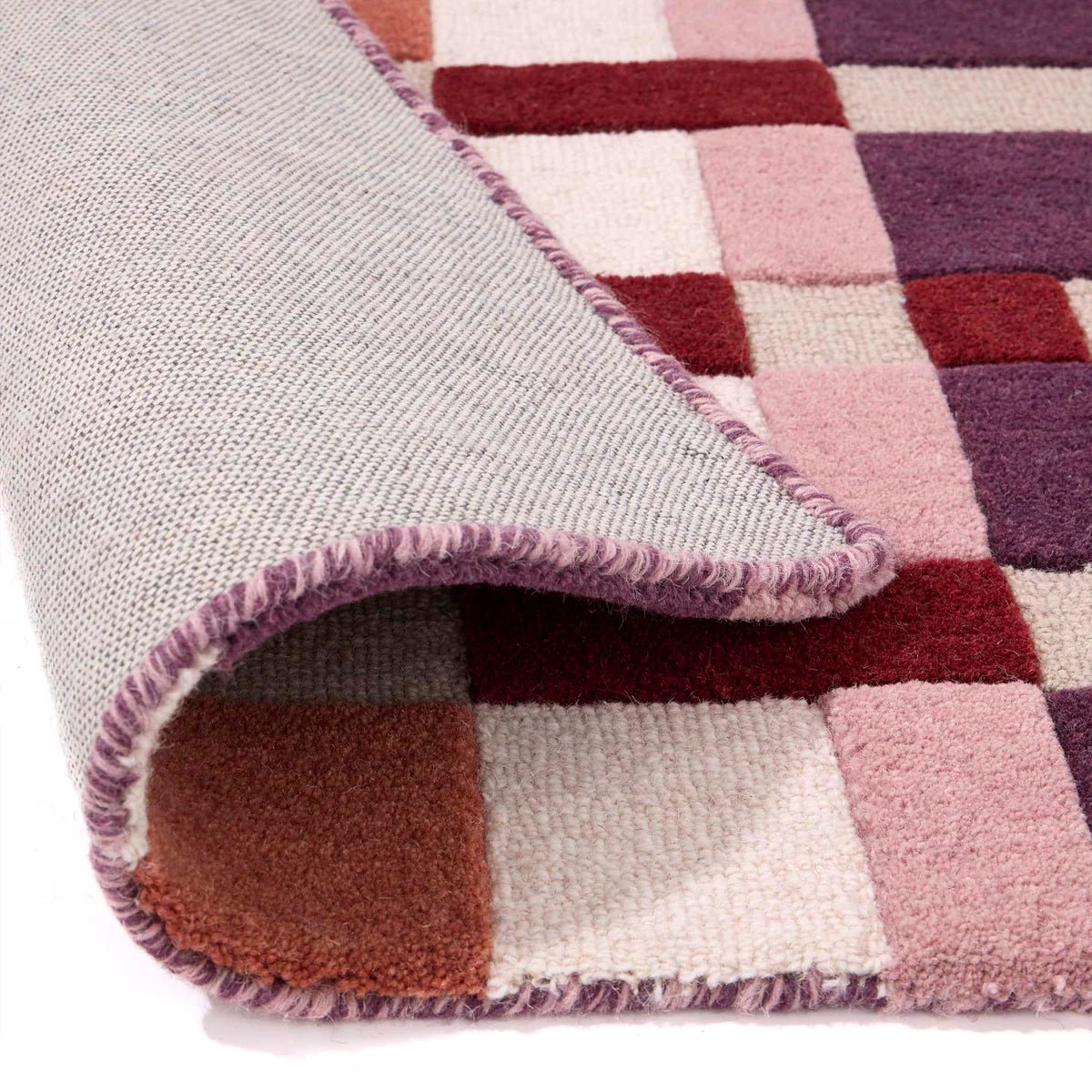 Origins Sienna Weave, Berry 120 x 170cm,160 x 230cm,80 x 150cm