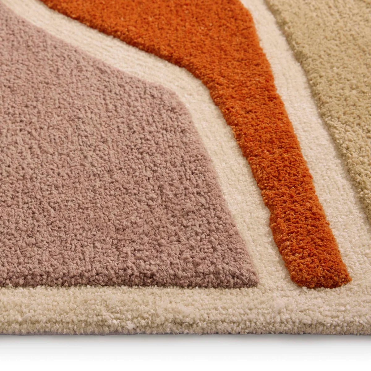 Origins Strata Rug, Terracotta 120 x 170cm,160 x 230cm,200 x 290cm